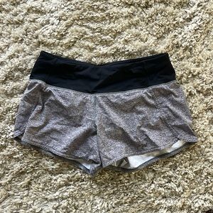 Size 6 Lululemon speed up shorts